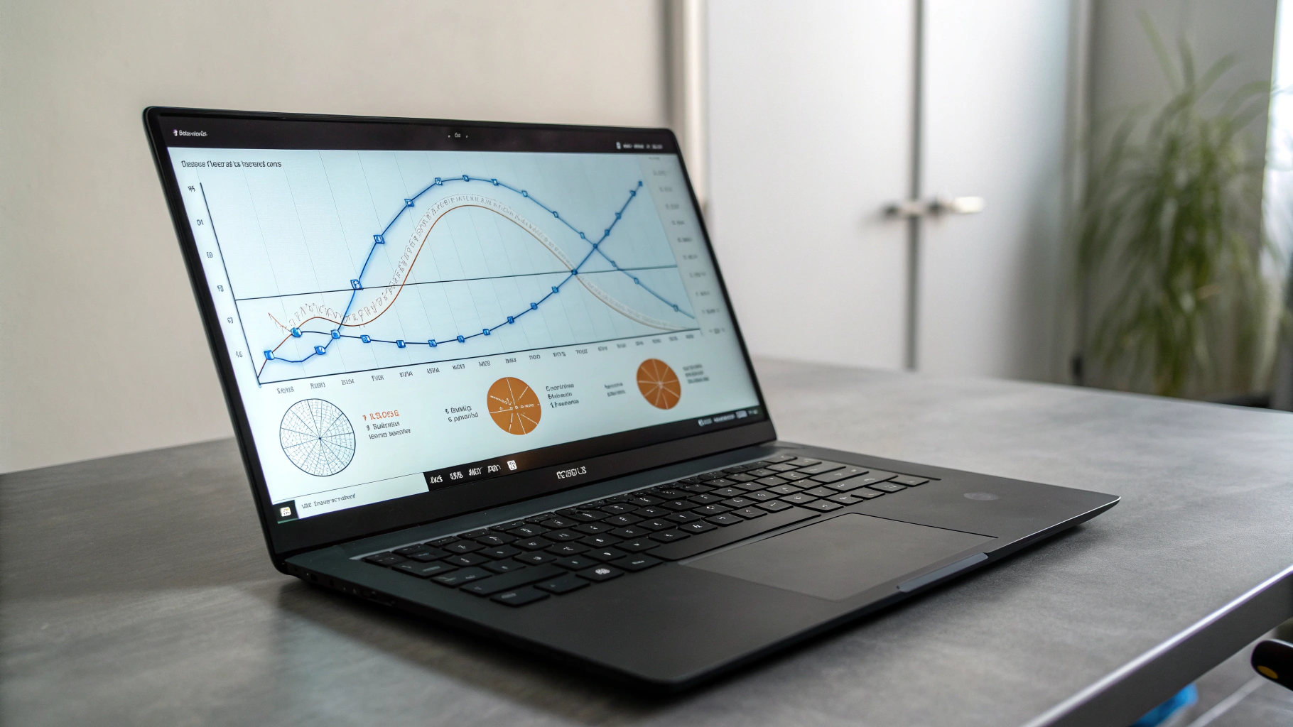 Tick data backtesting terminal report and equity curve graph