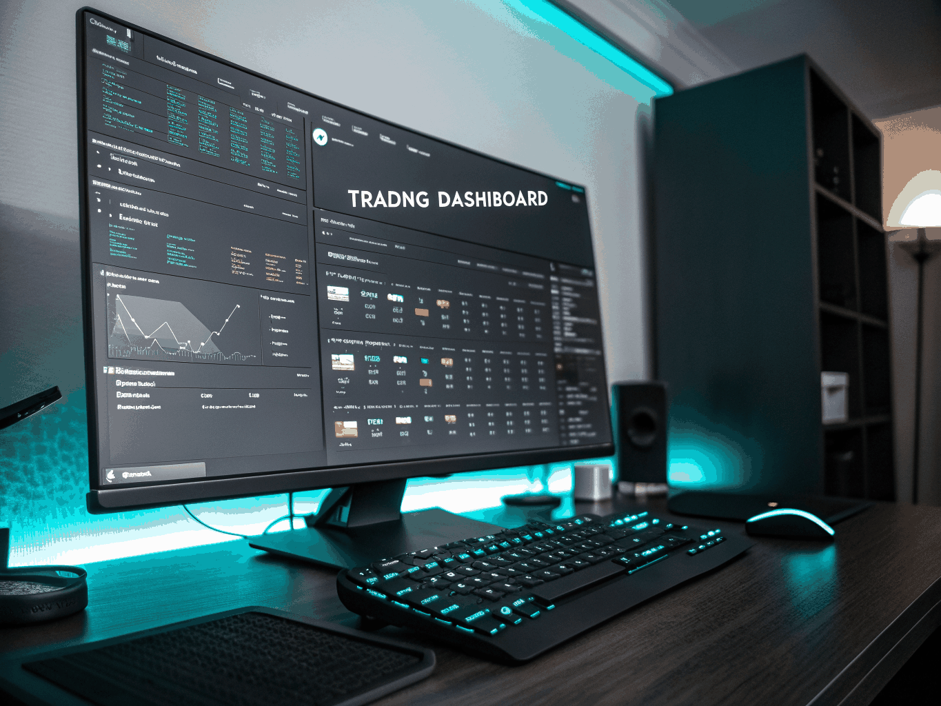 MetaTrader MQL code editor displayed alongside financial candlestick chart on trading workstation